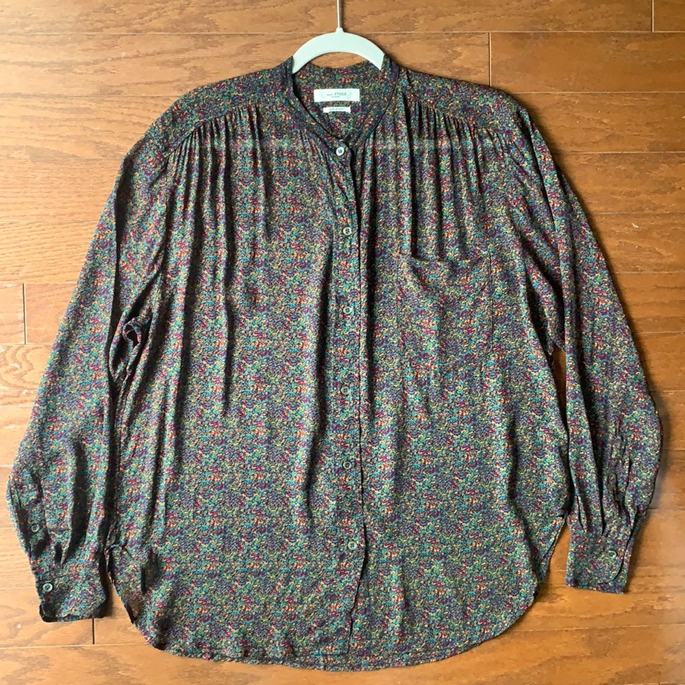 Isabel Marant | Button Down Sheer Printed Blouse - image 2